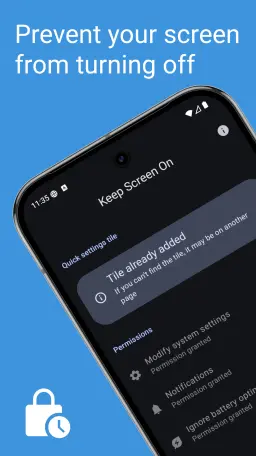 KeepScreenOn 1st screenshot